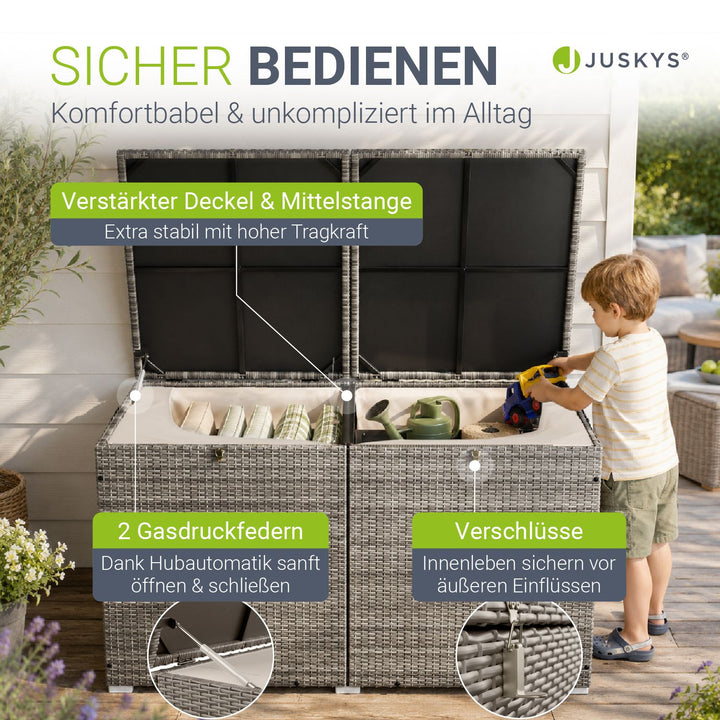 Polyrattan Auflagenbox Jumbo