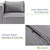 Modulares Sofa Domas XL - 4 Sitzer