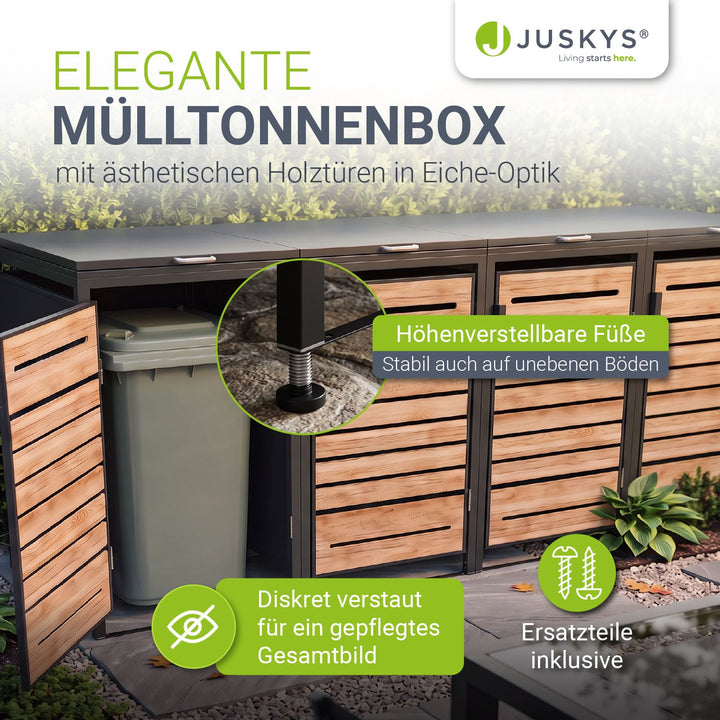 Metall Mülltonnenbox Arel