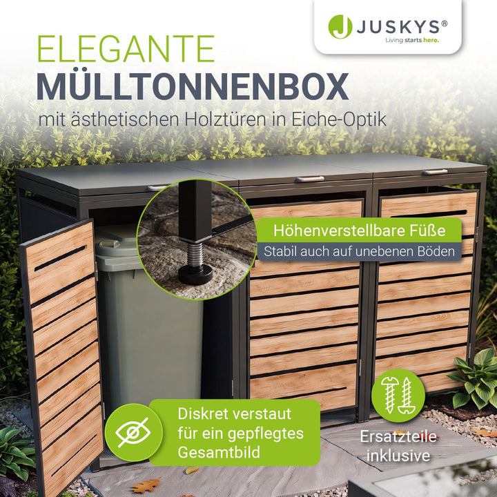 Metall Mülltonnenbox Arel