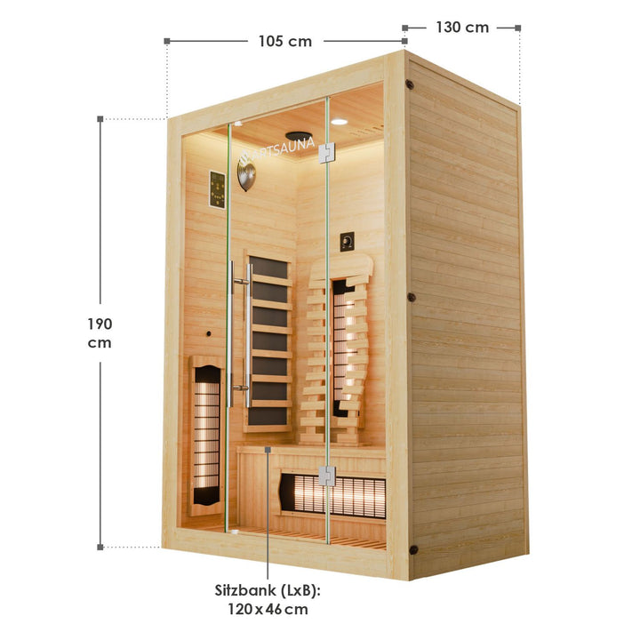 Infrarotkabine Kiruna 130 Premium